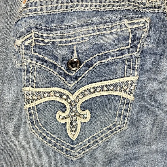 Rock Revival Scarlett Easy Crop Bootcut Denim Jeans Women's Size 29 - Picture 11 of 11